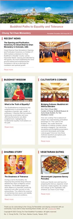 Chung Tai Newsletter